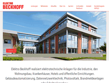 Tablet Screenshot of elektro-beckhoff.de